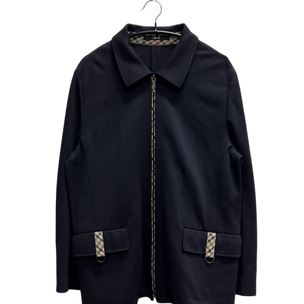 닥스 올드스쿨 울 블루종 집업 자켓 네이비