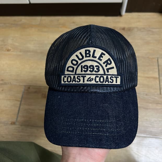 택포16) RRL 더블알엘 데님 빌 메쉬 트러커 캡