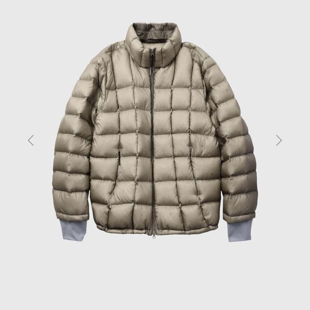 MODULAR LIGHT GOOSE PUFFER (KHAKI) M(2)