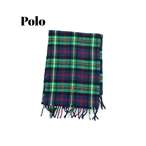 폴로 랄프로렌 체크 머플러