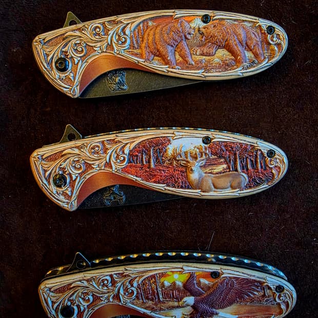 러시아수입 헌팅 캠핑나이프 (개별 가격)