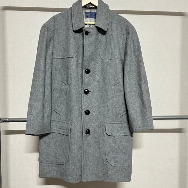 펜들턴 울 코트 그레이 46