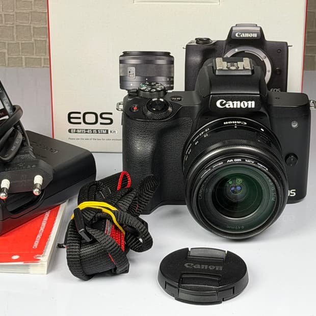 캐논 EOS M50 블랙 미러리스 카메라
