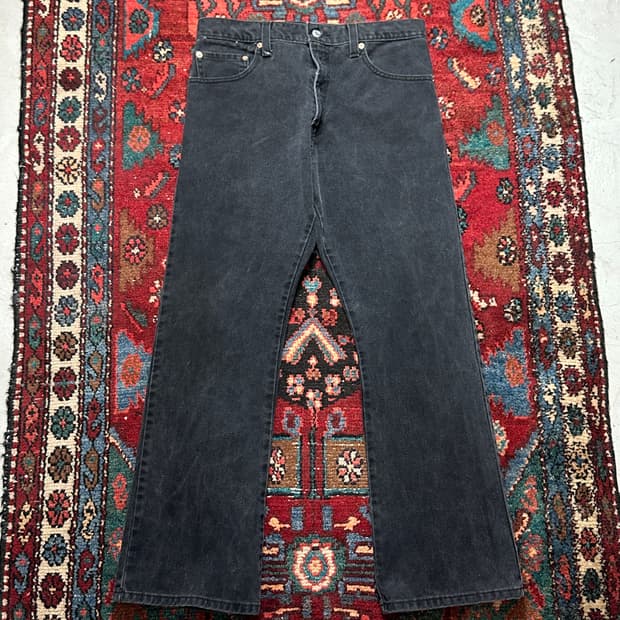 00's 리바이스 517 블랙 부츠컷 플레어진