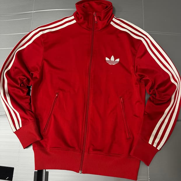 아디다스 파이어버드 트랙탑 져지 레드 XS