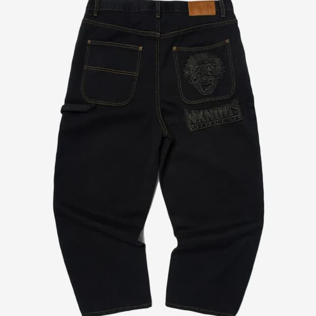 위캔더스 big pierrot denim 빅삐에로 데님 블랙 xl