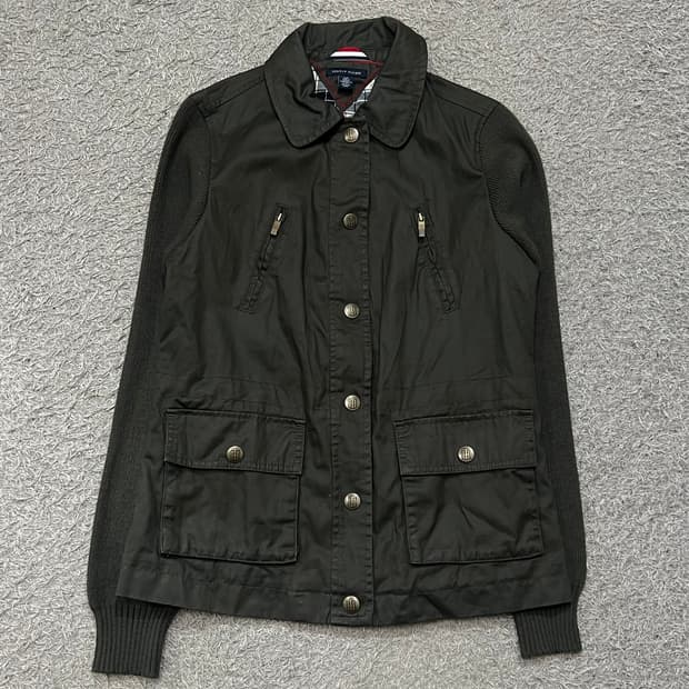 [우먼90] 타미힐피거 자켓 (후드x)