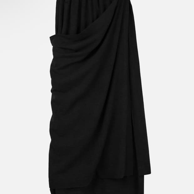 세릭 드레이프 롱 스커트