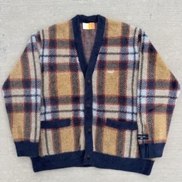 Kith 키쓰 플레이드 모헤어 헤비 가디건