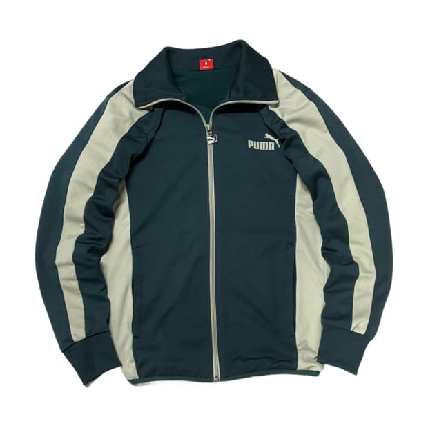 퓨마 올드스쿨 져지 스포티 트랙탑 브라운 카키