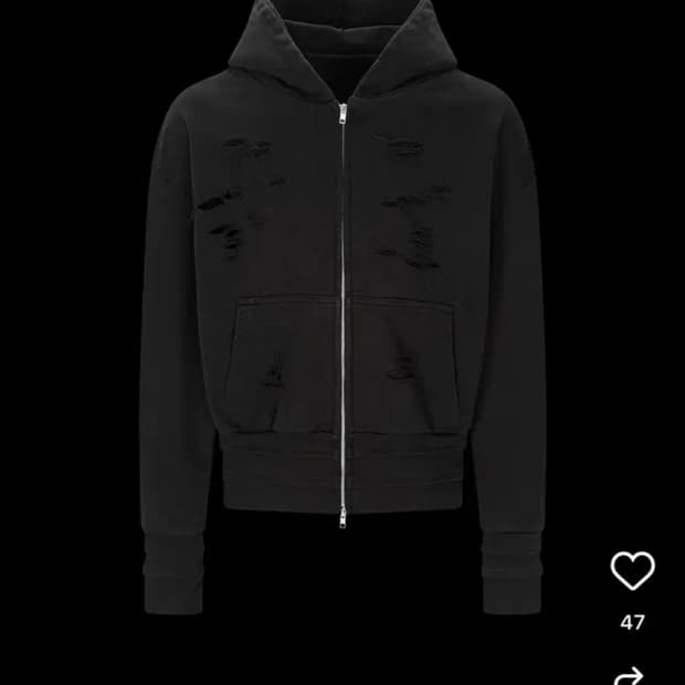 프리아큐파이 트리플 레이어드 후드집업 삽니다