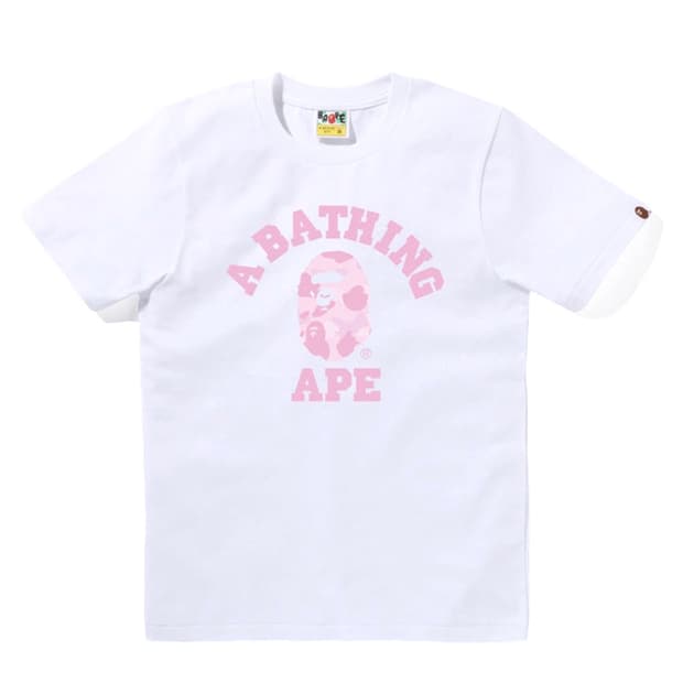 베이프 파스텔 핑크 카모 반팔 🧁미개봉 새상품