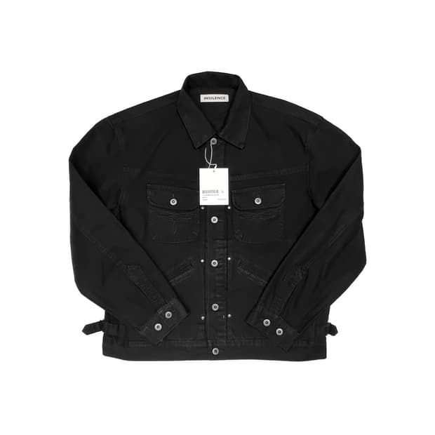 인사일런스 | 더스트 트레일 웨스턴 데님 자켓 | 블랙 | L