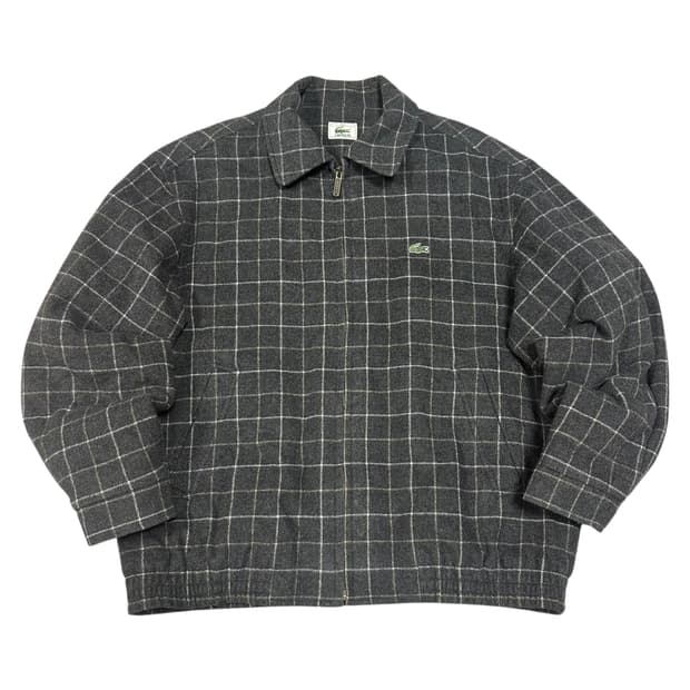 ✨ (바배) 라코스테 체크 블루종 자켓