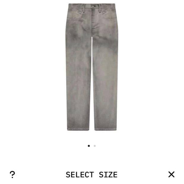 이지 wd-02 데님 팬츠 새상품 yeezy yzy