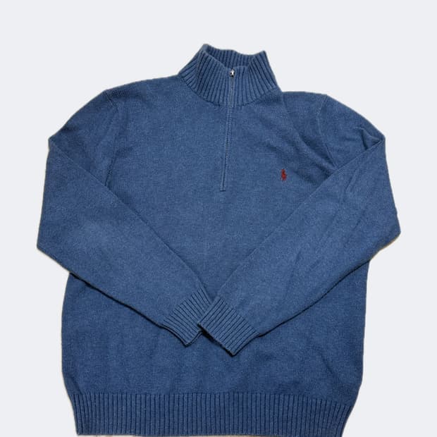 폴로 랄프로렌 빈티지 하프집업 니트