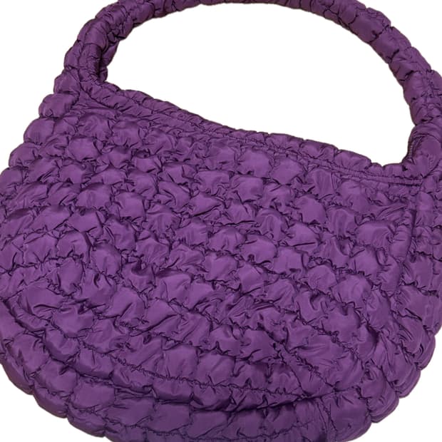 Cos 퀄티드 오버사이즈 버건디