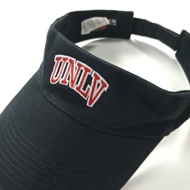 CJ258 나이키 UNLV 자수 블랙 썬바이저 썬캡 모자