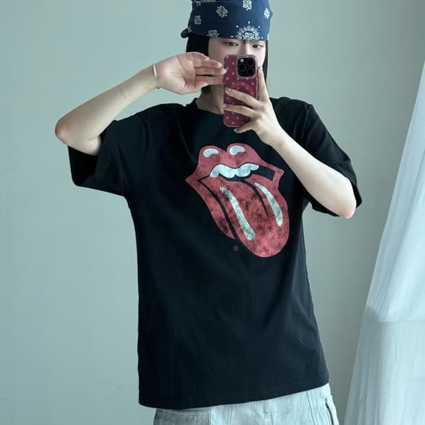 롤링스톤즈 오버핏 티셔츠
