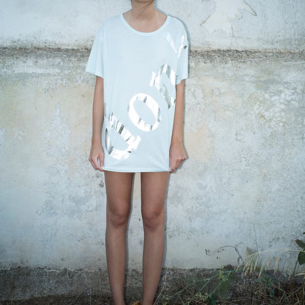 [XS,S,M]기마구아스 Don't 레터링 탑/블루