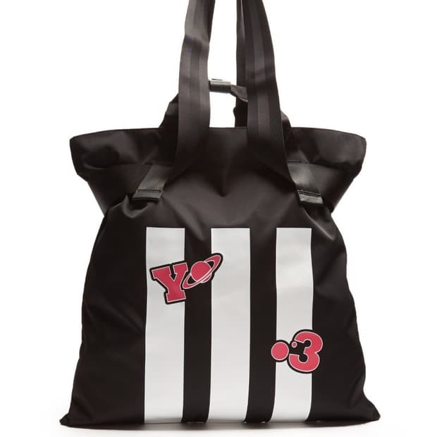 y-3 투웨이 스트라이프 토트백