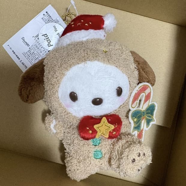 2025 산리오 크리스마스 포차코 마스코트 새상품