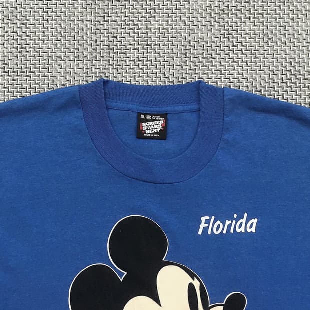 80~90s Florida mickey vtg t-shirts