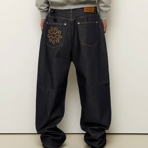 9999아카이브 Linking wide denim pants 1