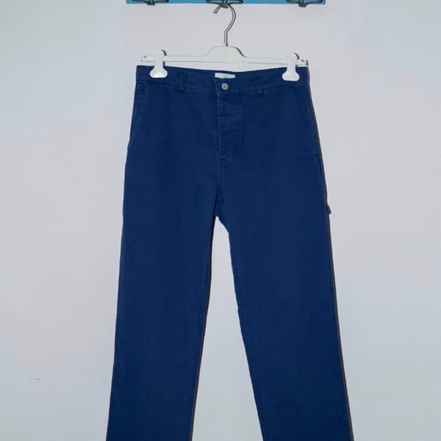 Ryoo 페인터 팬츠 블루 L사이즈