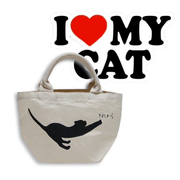 Stretching Cat Eco Tote bag