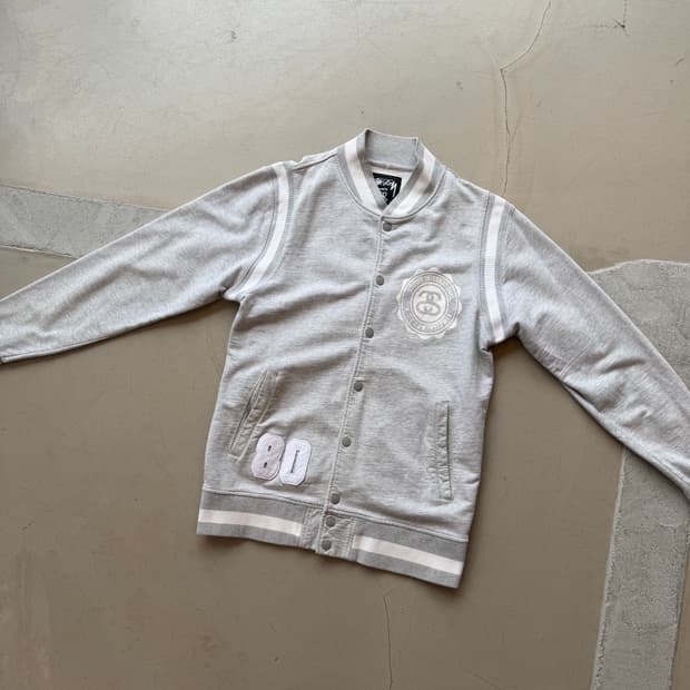 00s 스투시 기어 바시티 자켓