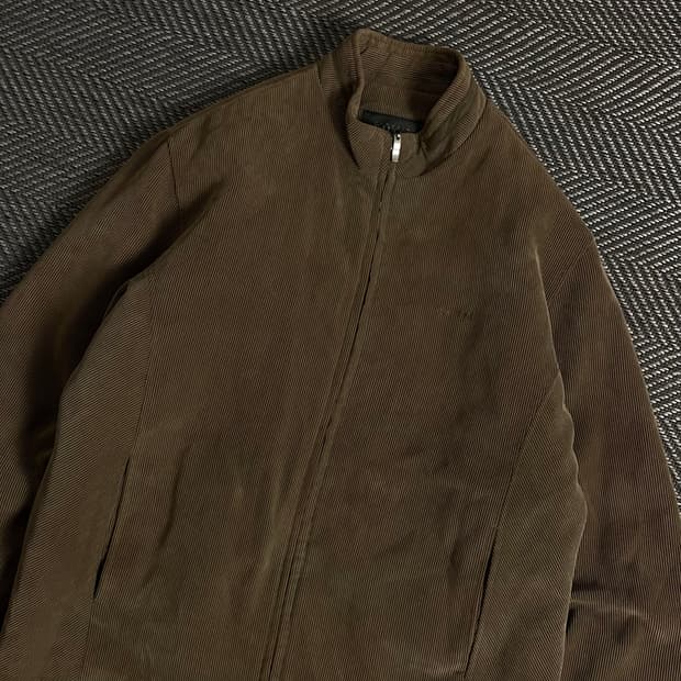 CAUCCI 브라운 코듀로이 해링턴 자켓 y 3370