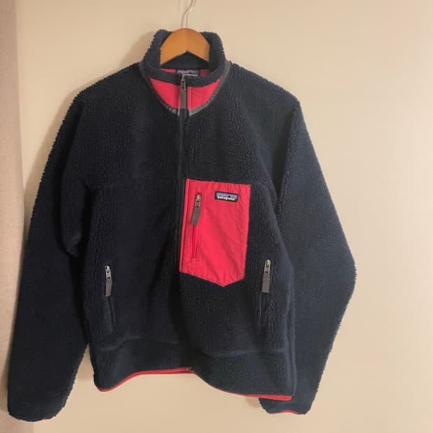 patagonia retro x 자켓 네이비