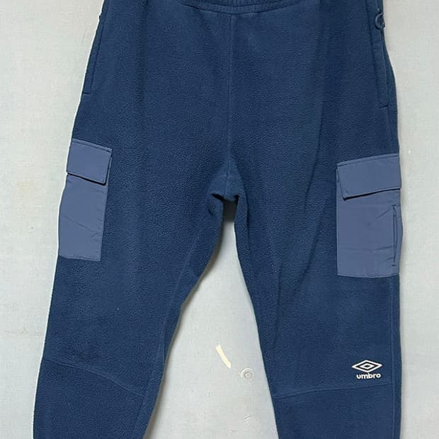 엄브로 플리스 남자 조거팬츠 카고 겨울 XL 34