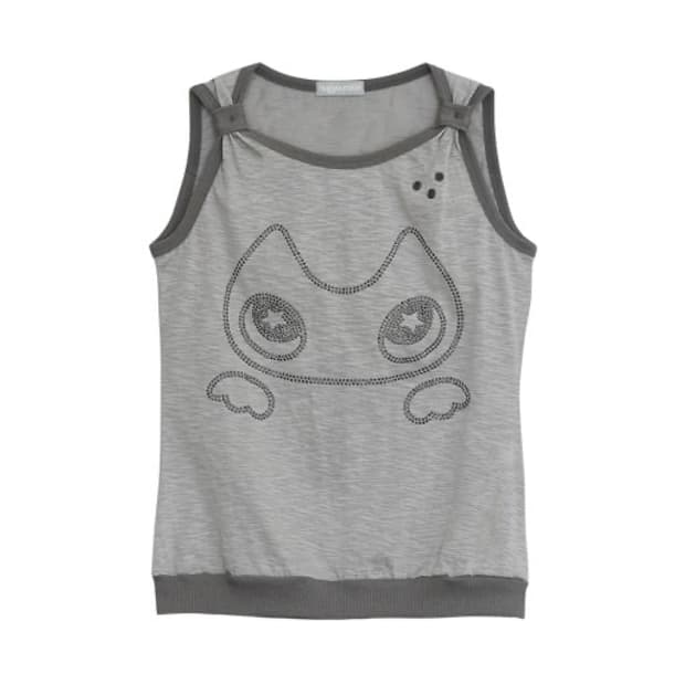 허그유어스킨 허깅 핫픽스 슬리브리스 그레이 hugyourskin 