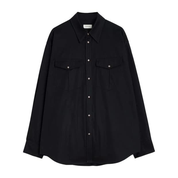 르메르 웨스턴 셔츠 블랙 [50] 구매