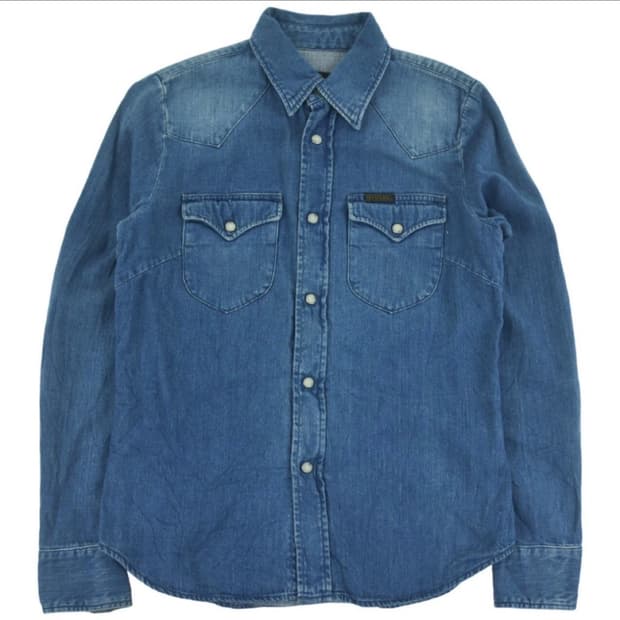 Hysteric Glamour 데님 웨스턴 셔츠