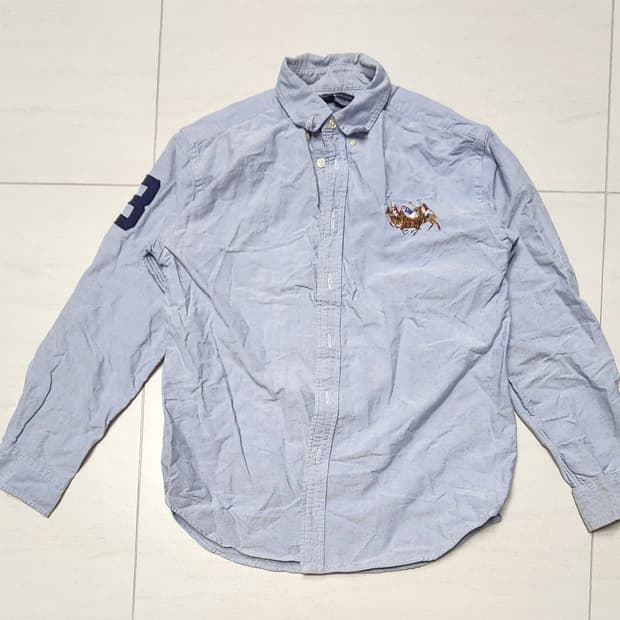 폴로 빅포니 옥스포드 셔츠 M(16-18)