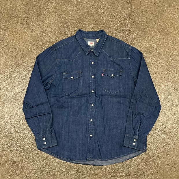 리바이스 데님 웨스턴 셔츠 (110)