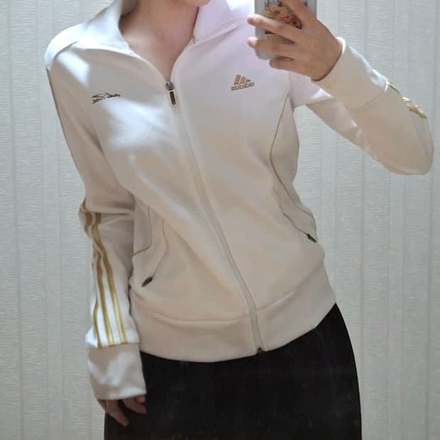 아디다스 흰금 화이트골드 흰색금색 져지