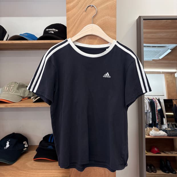 ADIDAS STRIPE HALF T SHIRT