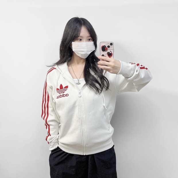 아디다스 후드 플락 트랙탑 후드집업 져지