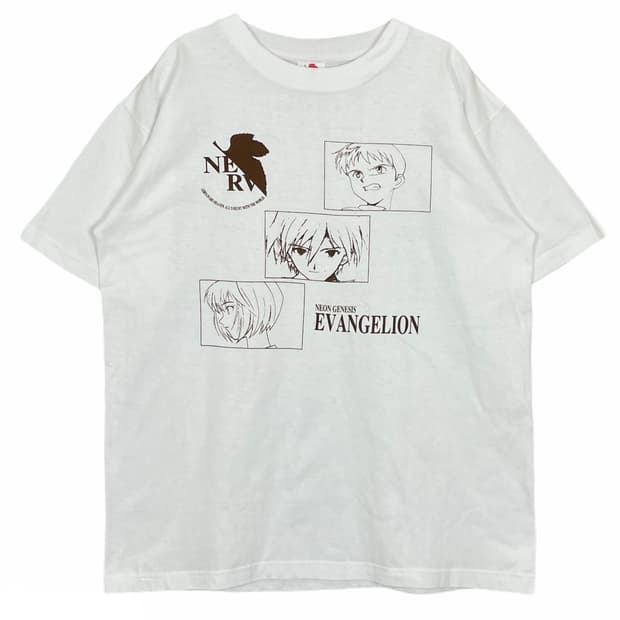1997년도 에반게리온 주인공 프린팅 티셔츠