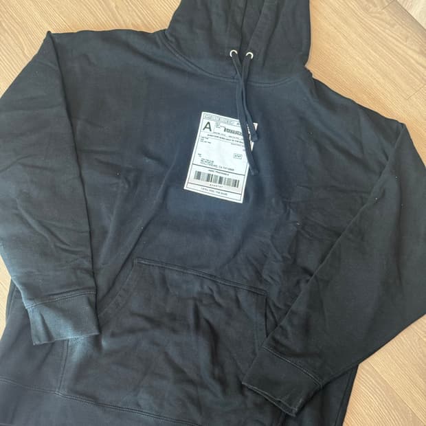 [XXL] 안티소셜소셜클럽 후드 블랙