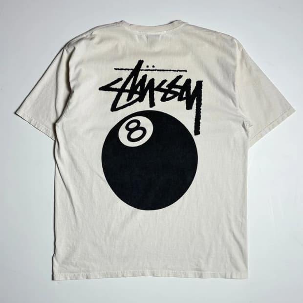 스투시 STUSSY 8볼 그래픽 코튼 반팔 티셔츠 R1406