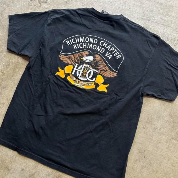 90‘s Harley Davidson 빈티지 티셔츠 XL