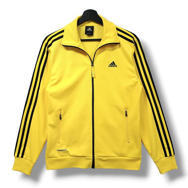 [95] 아디다스 옐로우&블랙라인 퍼포먼스 트레이닝 니트 트랙탑져지