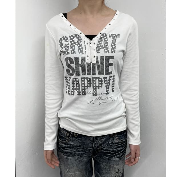 펑크 지퍼 펀칭 슬리브