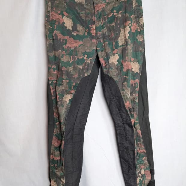 dries van noten floral pannel pants