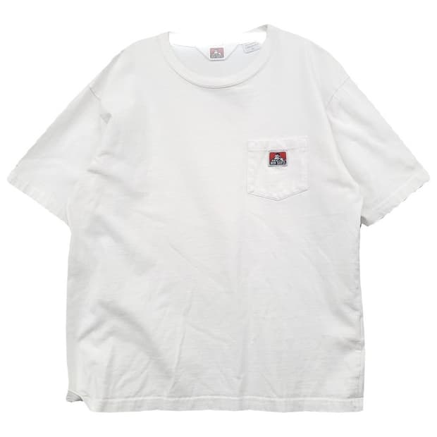 벤데이비스 화이트 반팔티 XL